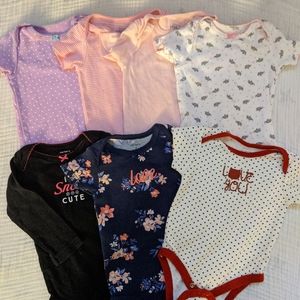 Baby girl onsie set